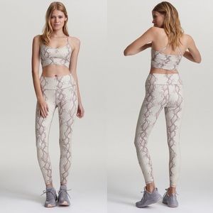 Varley Century Legging 2.0 (25") - Champagne Snake NWT Size Large